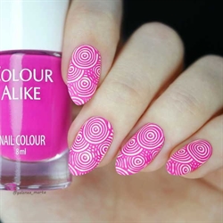 140 Pink power, Stamping Neglelak, Colour Alike (u)